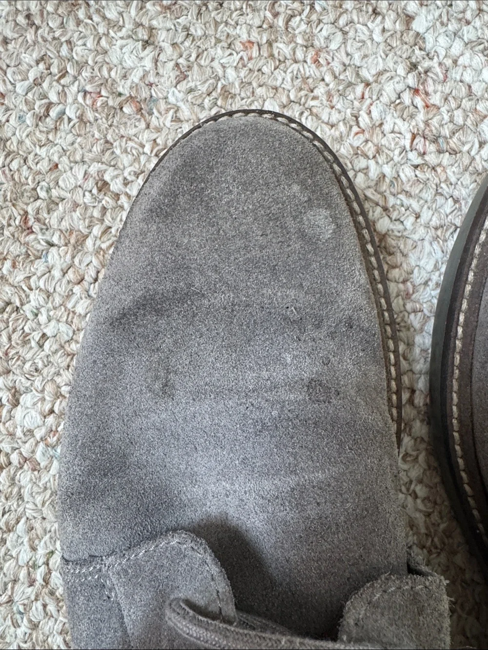 Clarks Men's Gray Suede Lace-Up Chukka Boots 8.5